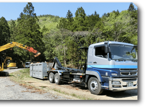 林業部門 アームロール車